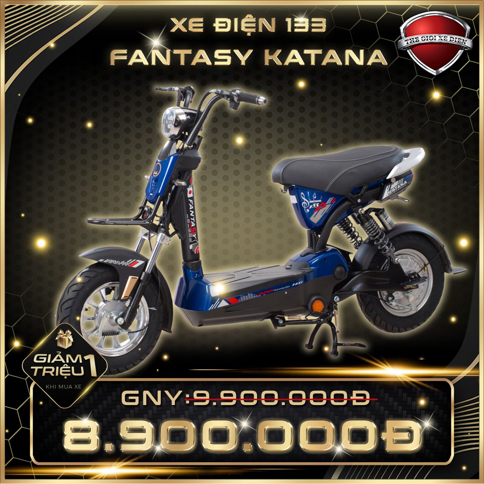 Xe đạp điện 3 bánh 133 Fantasy