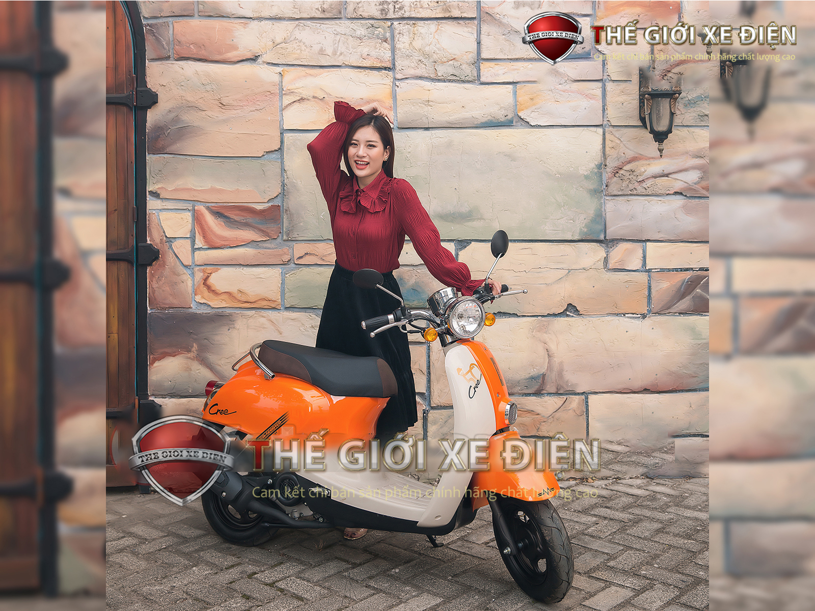Xe ga Crea 50 Hyosung đem đến phong cách thiết kế cá tính