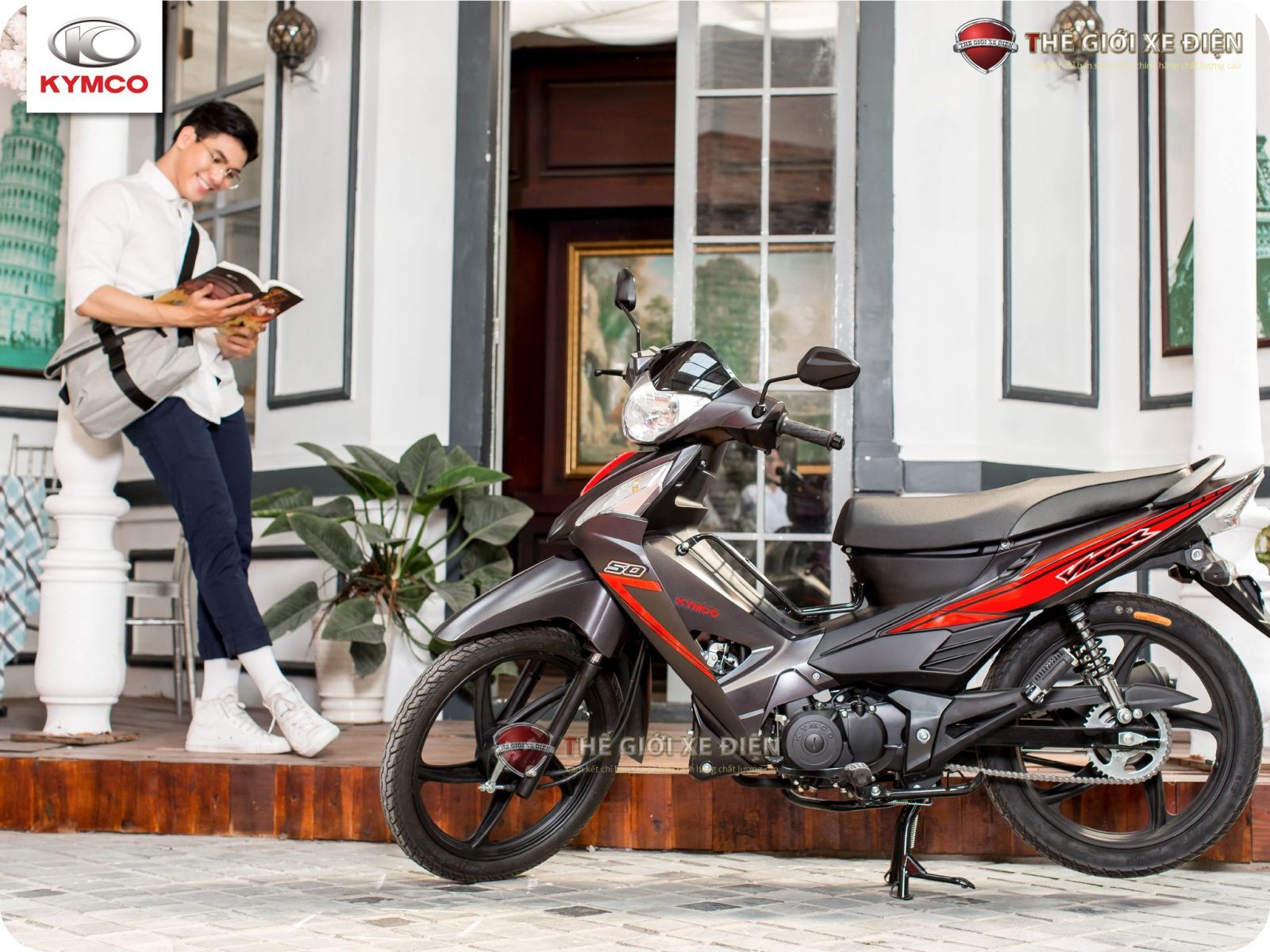 Xe số Kymco Visar 50 gây ấn tượng với hiệu suất tuyệt vời