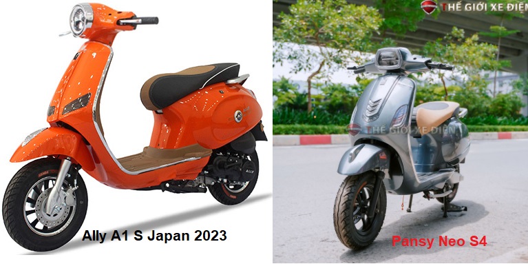 Vespa Ally A1 S và Pansy Neo S4