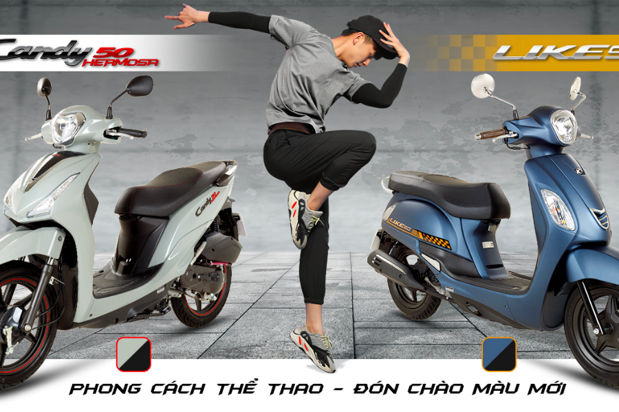 Một số mẫu xe tay ga 50cc Kymco với thiết kế đầy phong cách