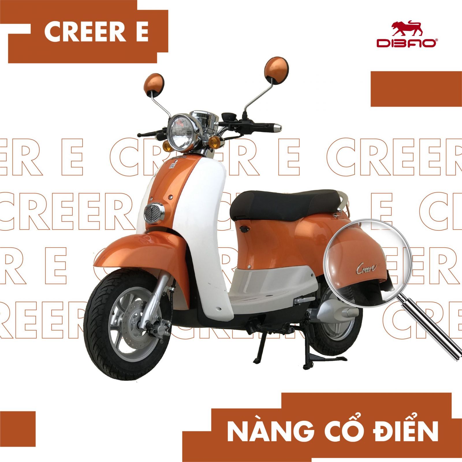 Xe điện Dibao Creer E – Nàng cổ điển