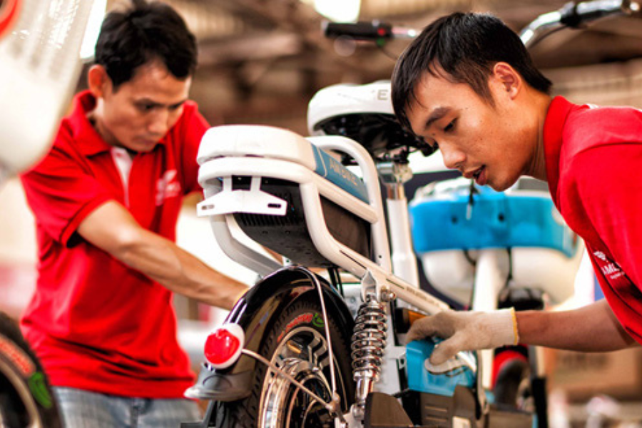 Bảo dưỡng xe đạp điện gía rẻ