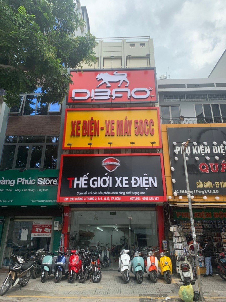 Đại lý xe điện của Thế Giới Xe Điện tại Tp.HCM