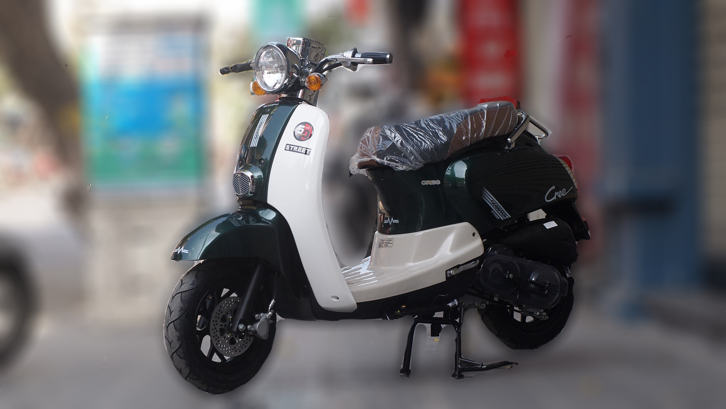 Xe ga 50cc Crea Hyosung phanh đĩa