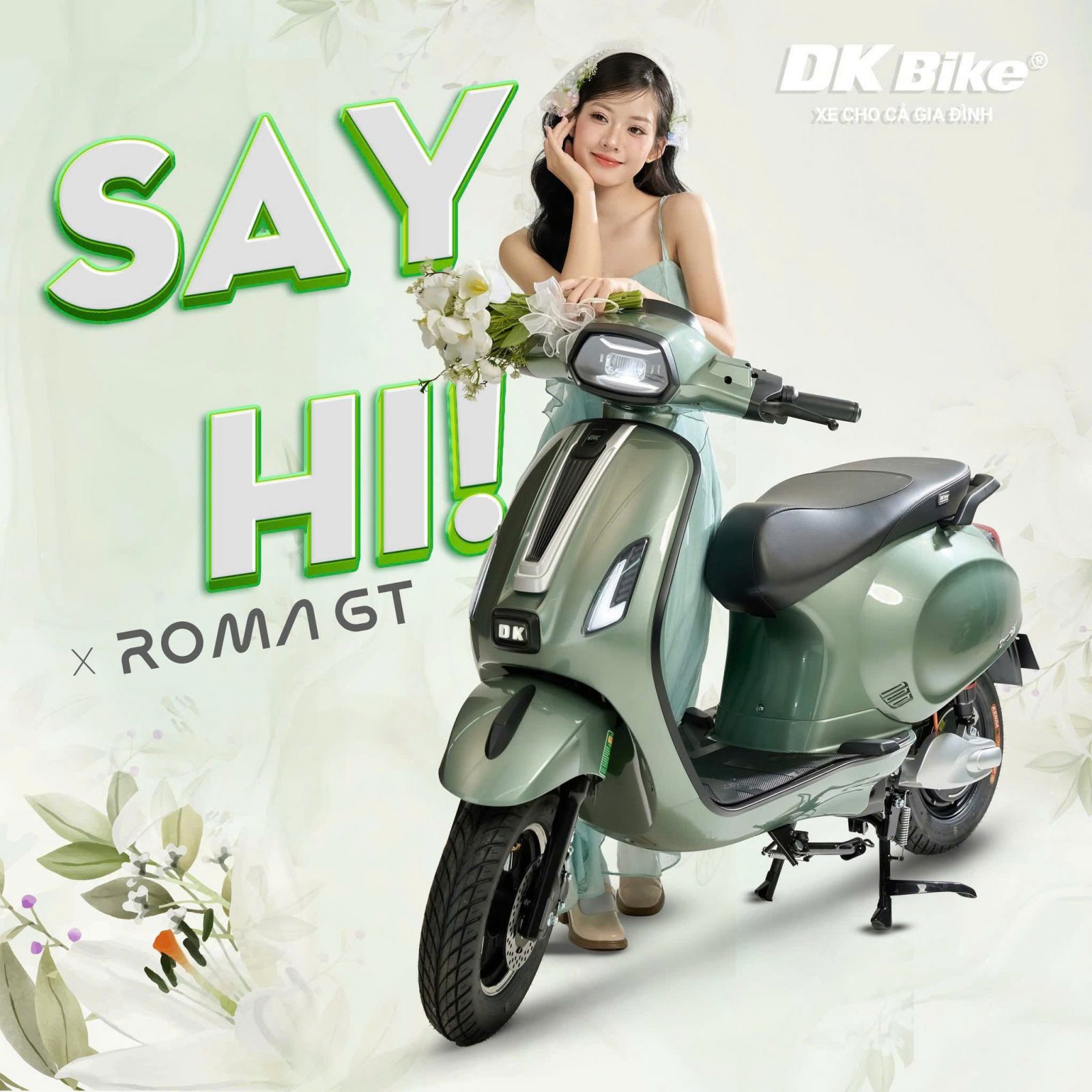 Xe máy điện DK Bike Roma GT New 2025