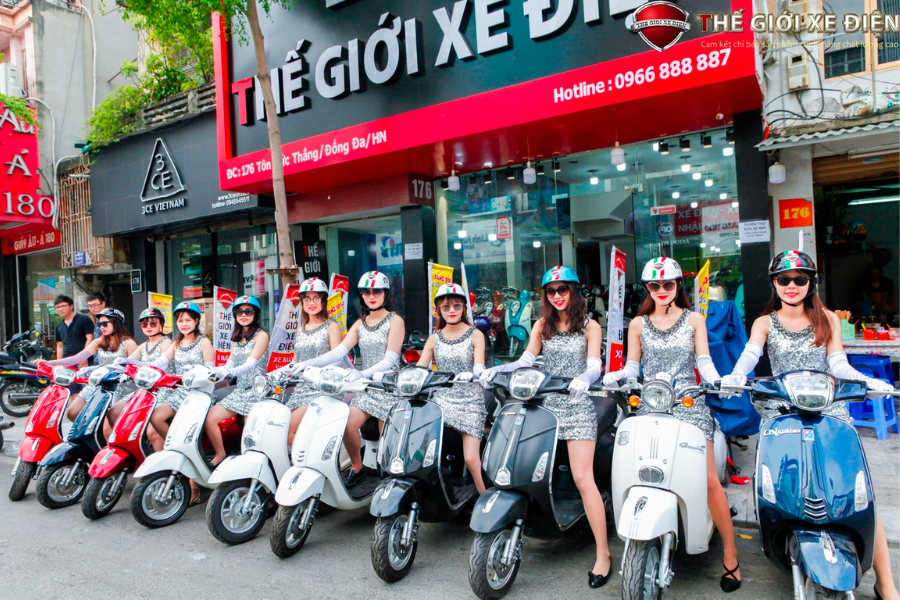 Các loại xe máy tay ga 50cc cho học sinh nữ trẻ trung nhất