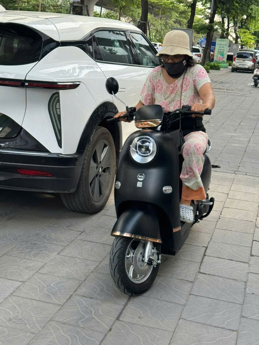 xe điện dibao rosa đen mờ