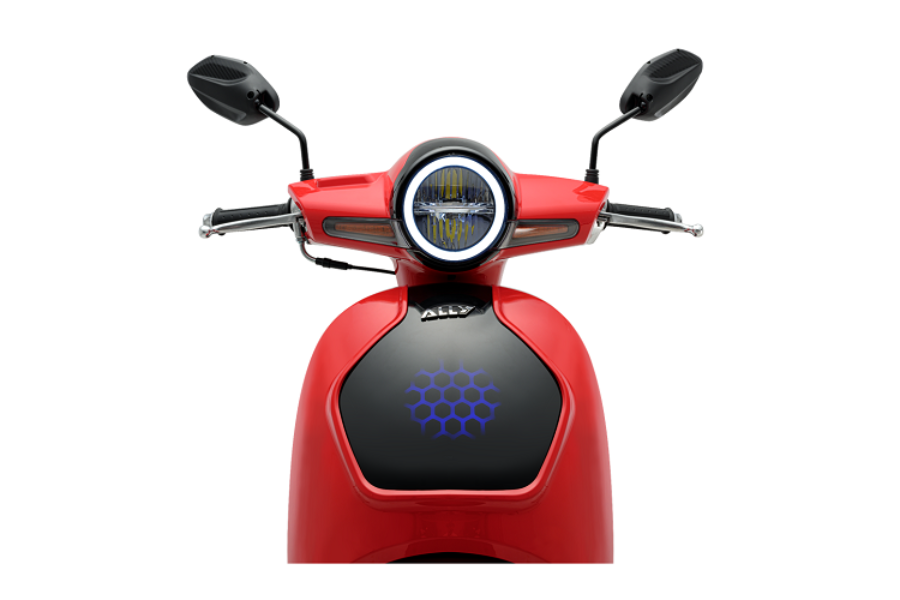 Thiết kế mặt trước của xe tay ga 50cc Ally Diamond