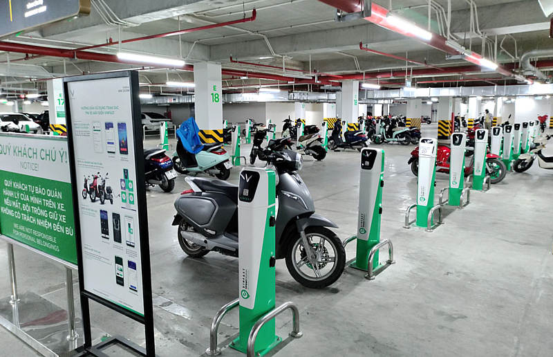 Trạm sạc xe điện ở chung cư