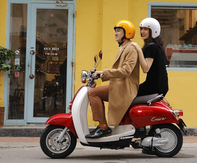 màu xe điện thanh lịch