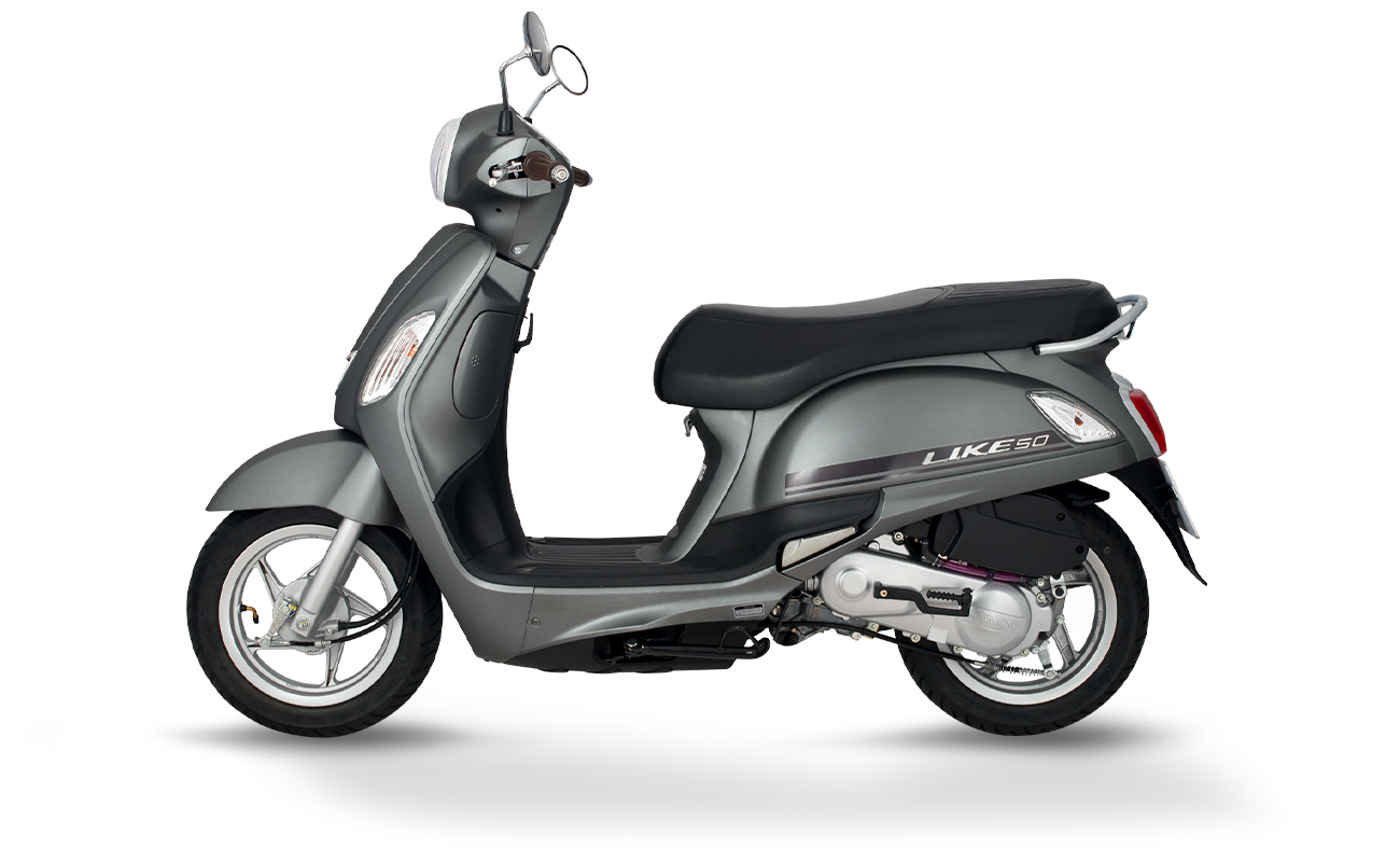 Xe Kymco Like 50cc màu xám hiện đại