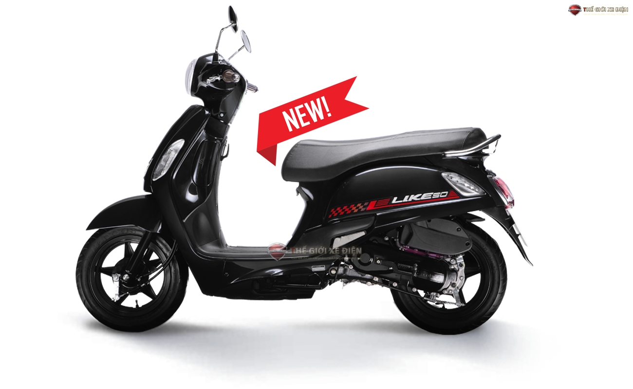 Xe tay ga 50cc Kymco đen huyền bí