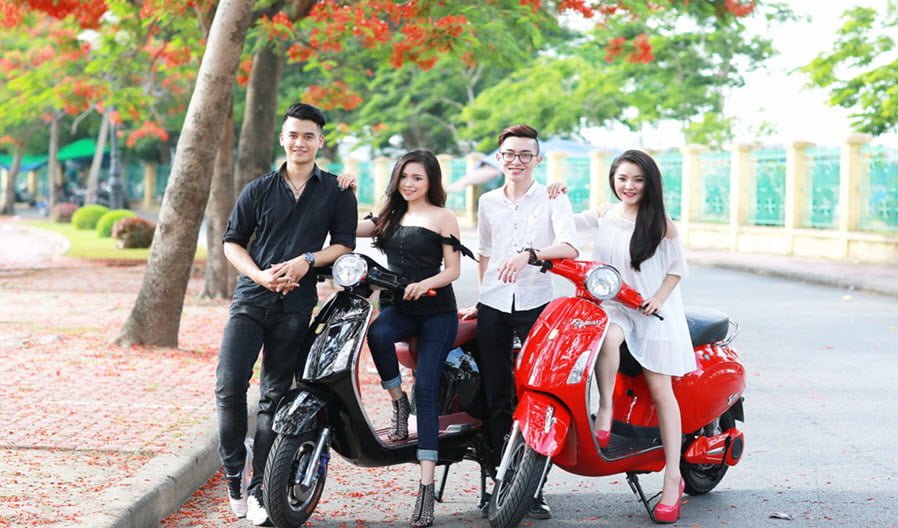 Xe tay ga 50cc phù hợp cho nữ giới