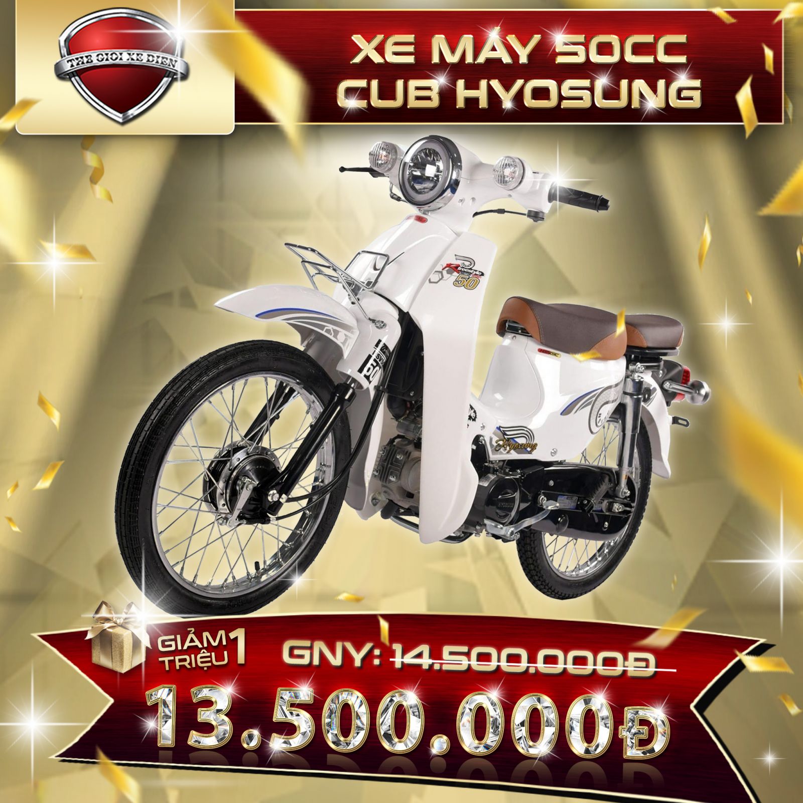 Xe máy 50cc Cub Hyosung