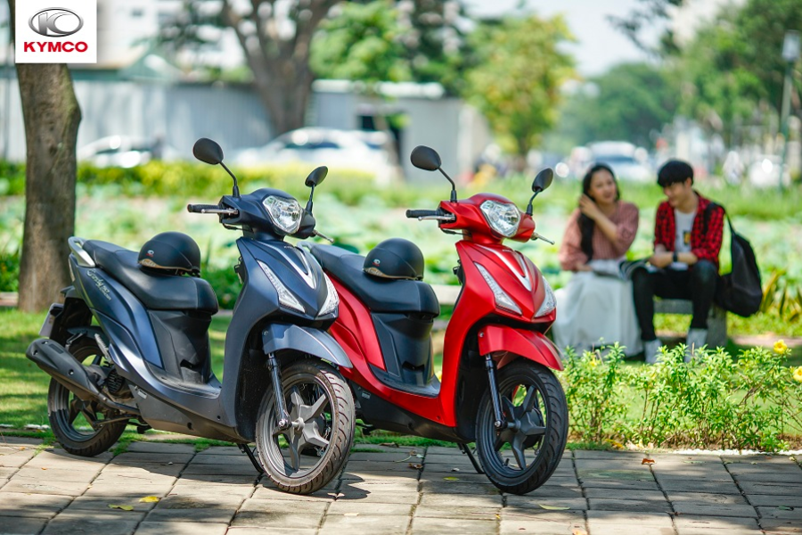 Hình ảnh xe ga 50cc Kymco với nhiều ưu điểm