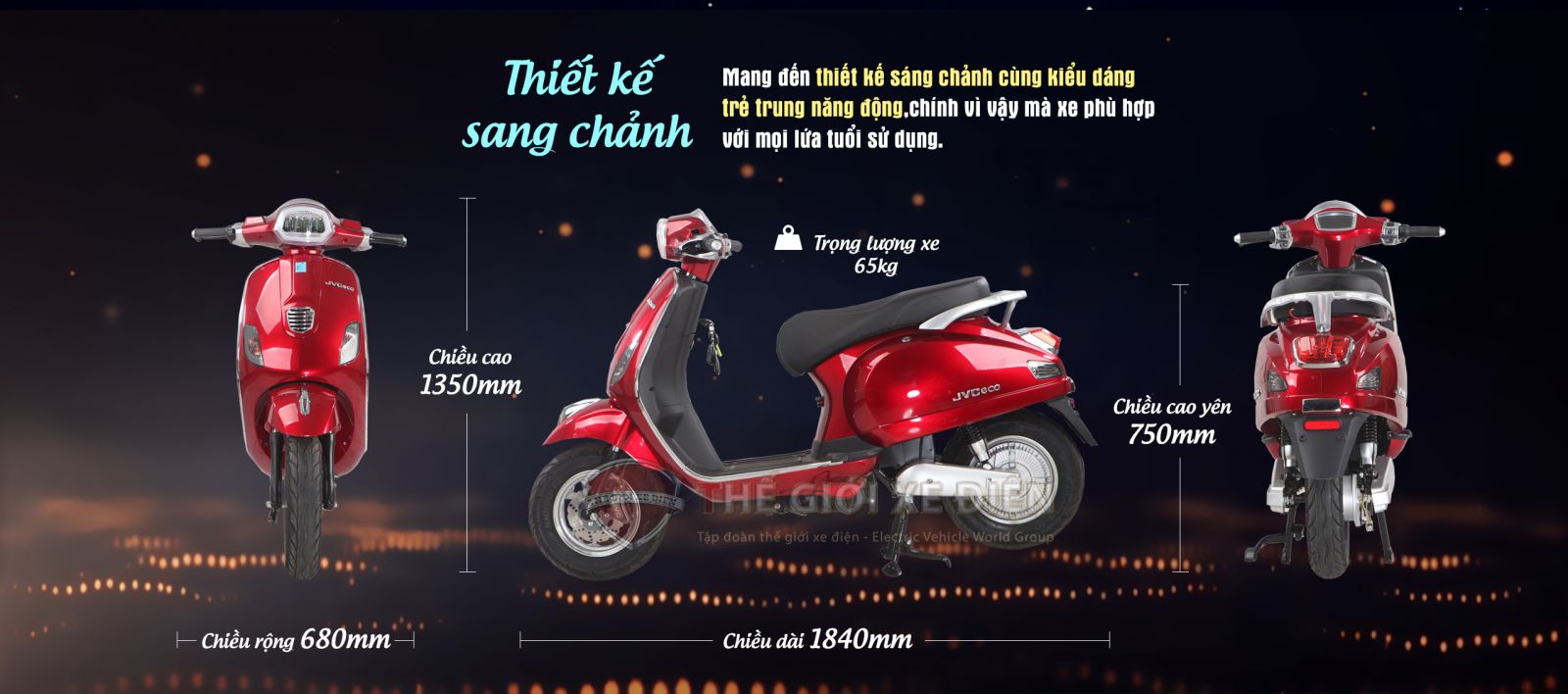 Xe điện Vespa 2019