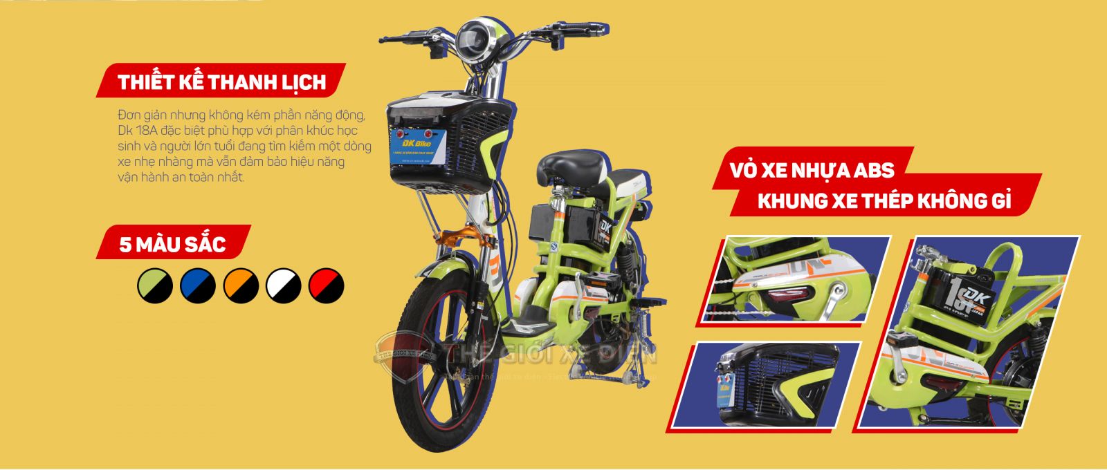 xe điện dk 18a