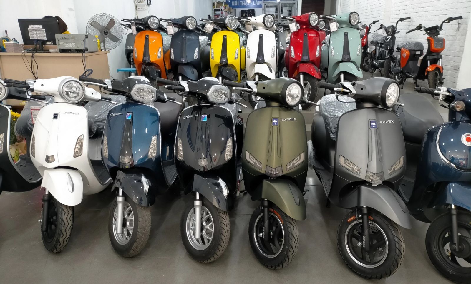 Hình ảnh minh hoạ một số xe tay ga 50cc dưới 10 triệu
