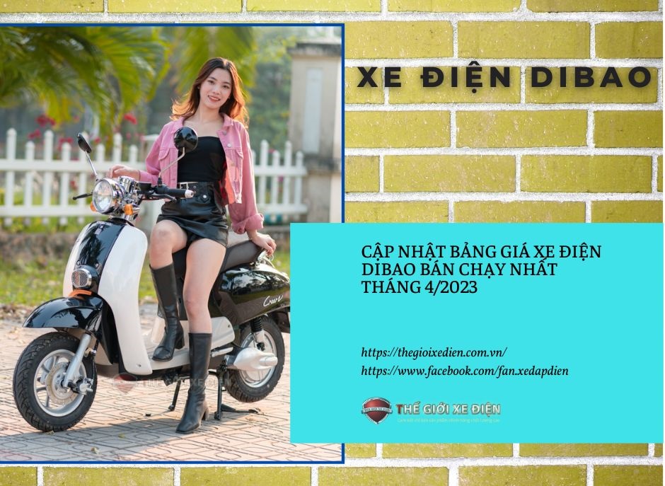 Cập nhật bảng giá xe điện Dibao bán chạy nhất tháng 4/2023