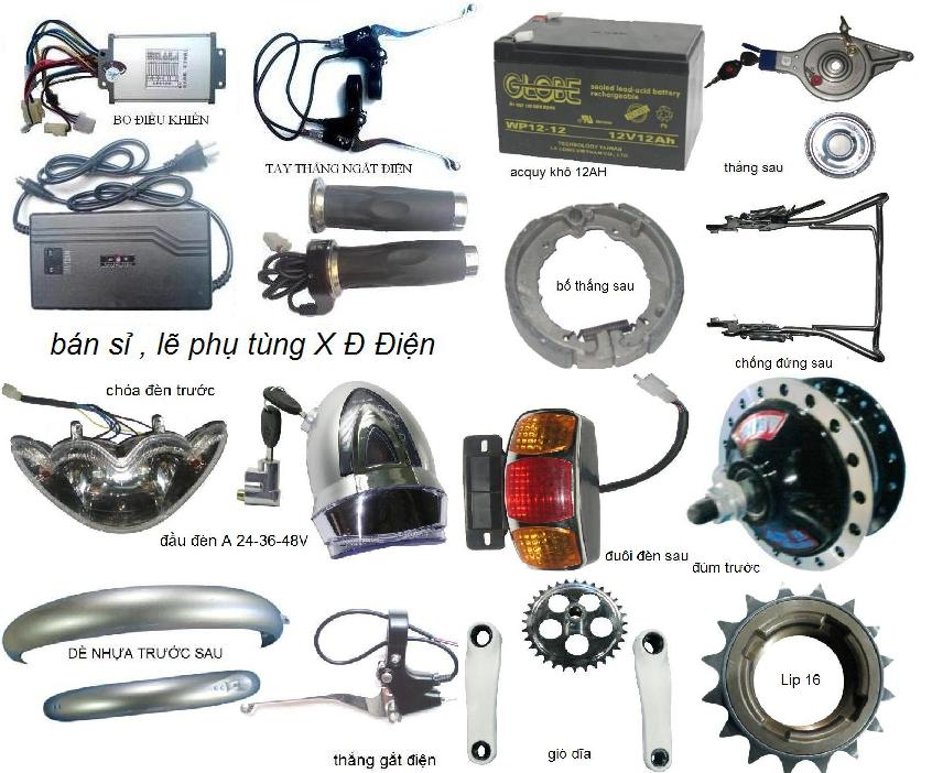 Cấu tạo xe đạp điện