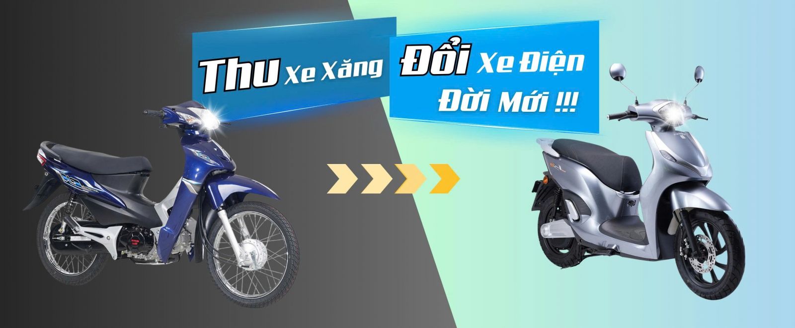 Đổi xe xăng cũ, lên đời xe điện mới đã có tại cửa hàng Thế Giới Xe Điện!
