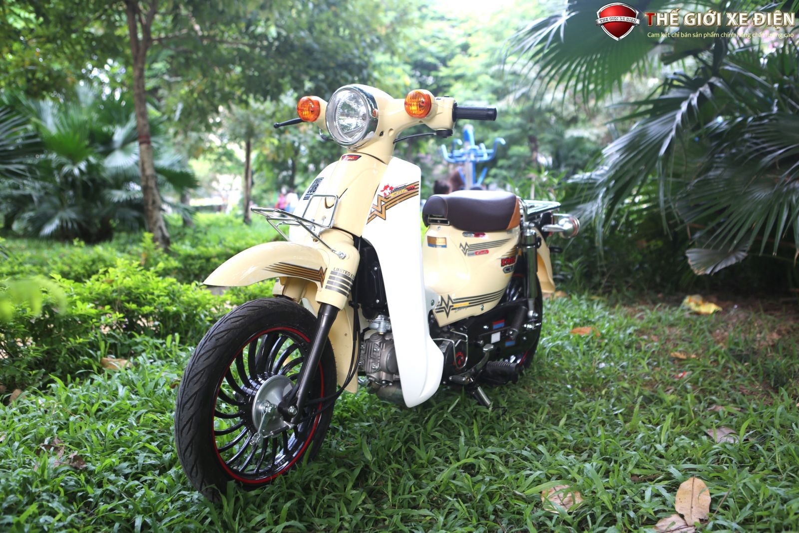 Cub Hyosung Vành Đúc Lốp To mang vẻ mạnh mẽ và cá tính 