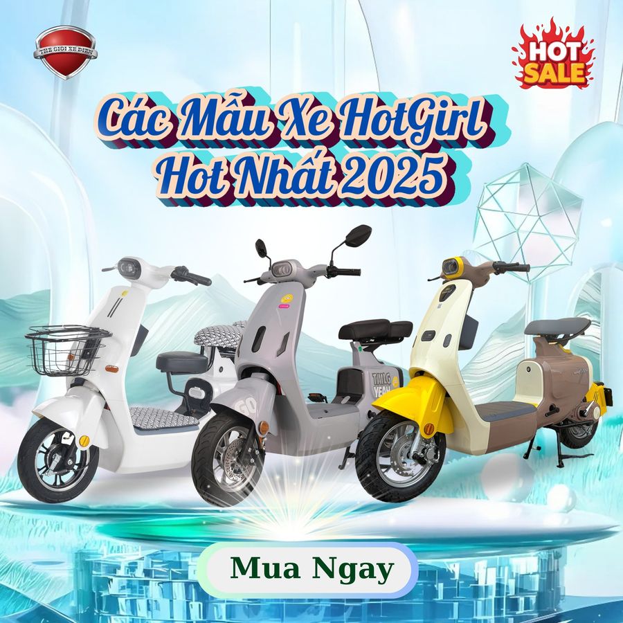 xe đạp điện hot năm 2025 cho học sinh