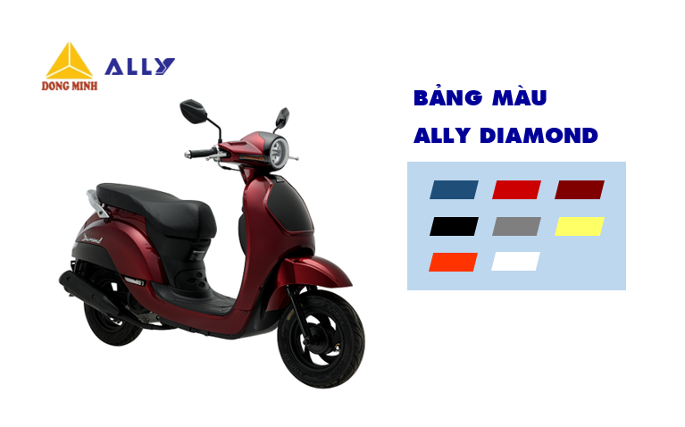 Bảng màu Ally Diamond vô cùng đa dạng