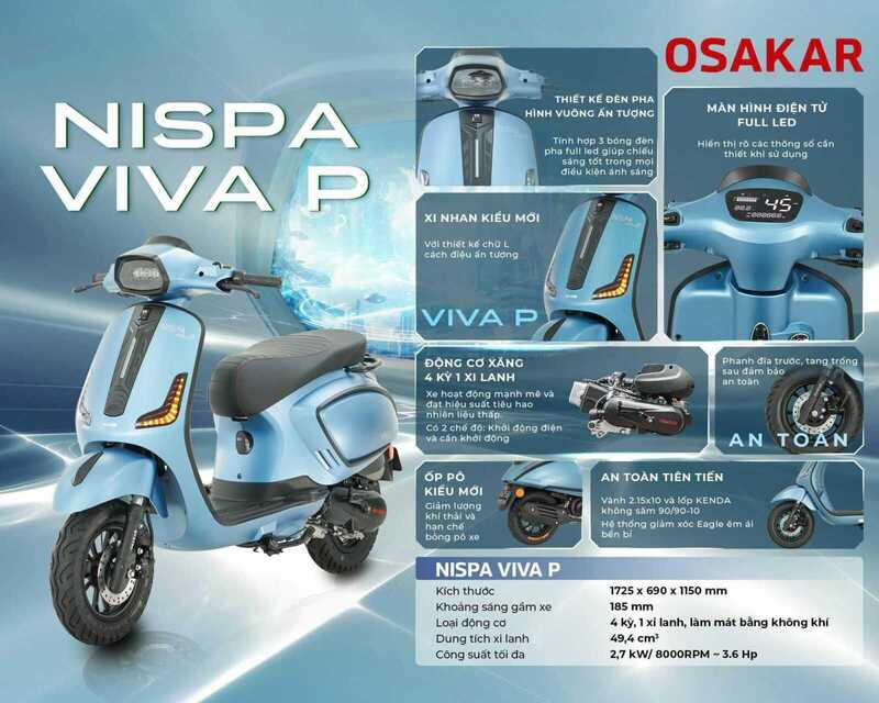 mẫu xe máy 50cc Osakar hot 2025