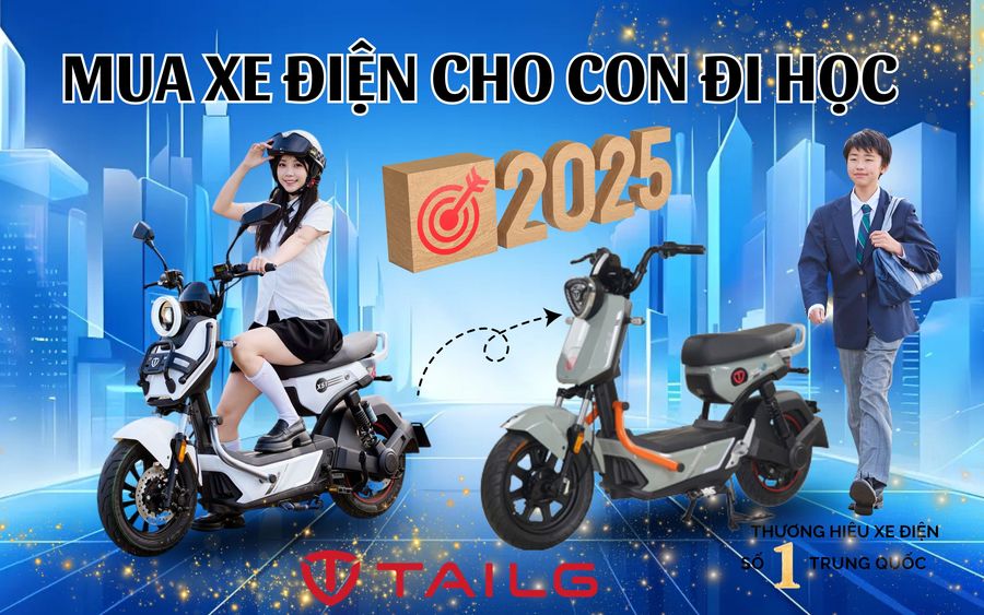 mua xe điện cho con đi học giải pháp năm 2025