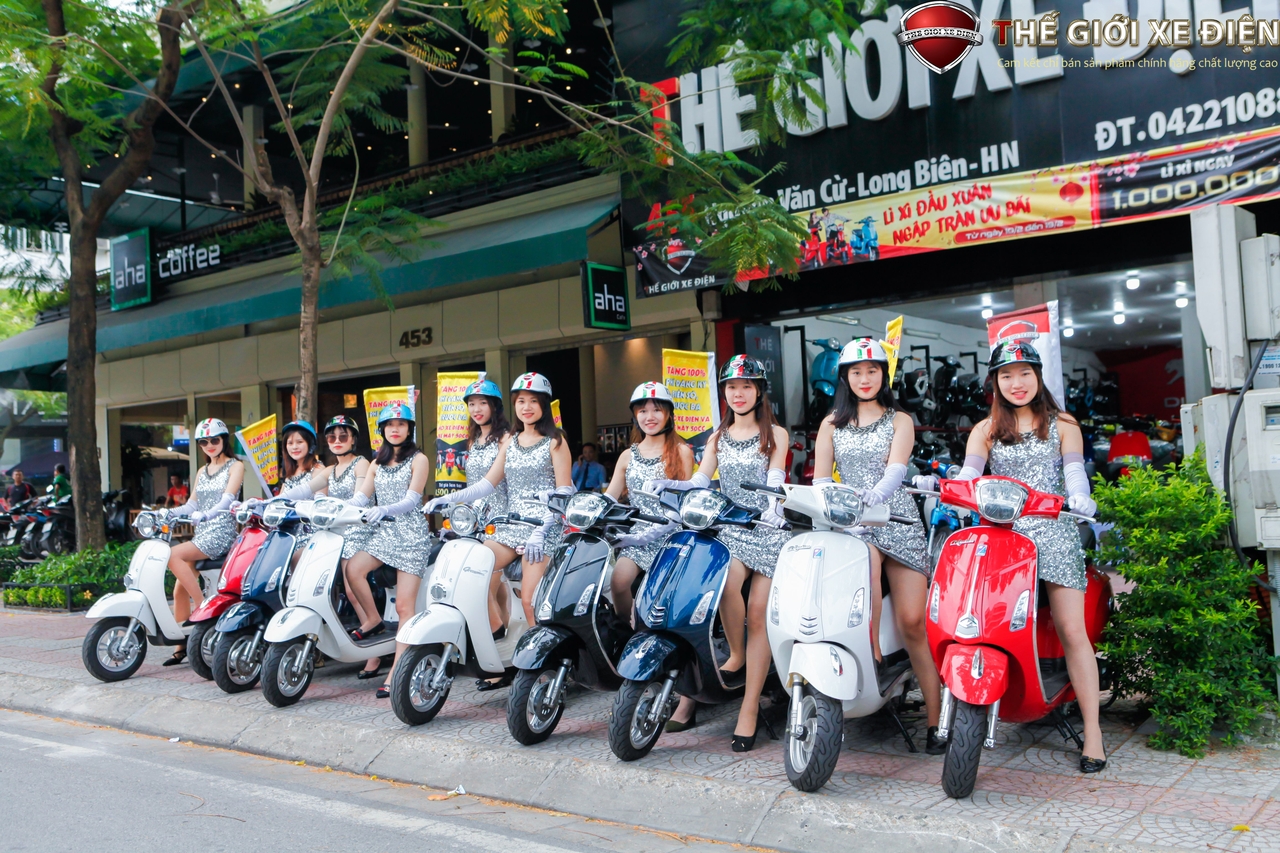 xe ga 50cc nioshima chạy roadshow