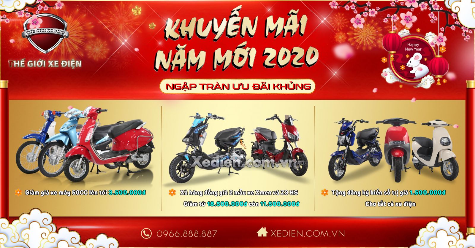 Mua cho mình một chiếc xe điện hoặc xe máy 50cc mới.  