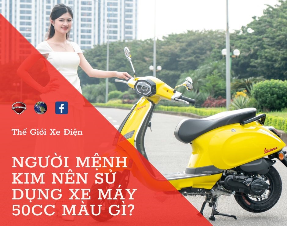 Người mệnh Kim nên sử dụng xe máy 50cc màu gì?