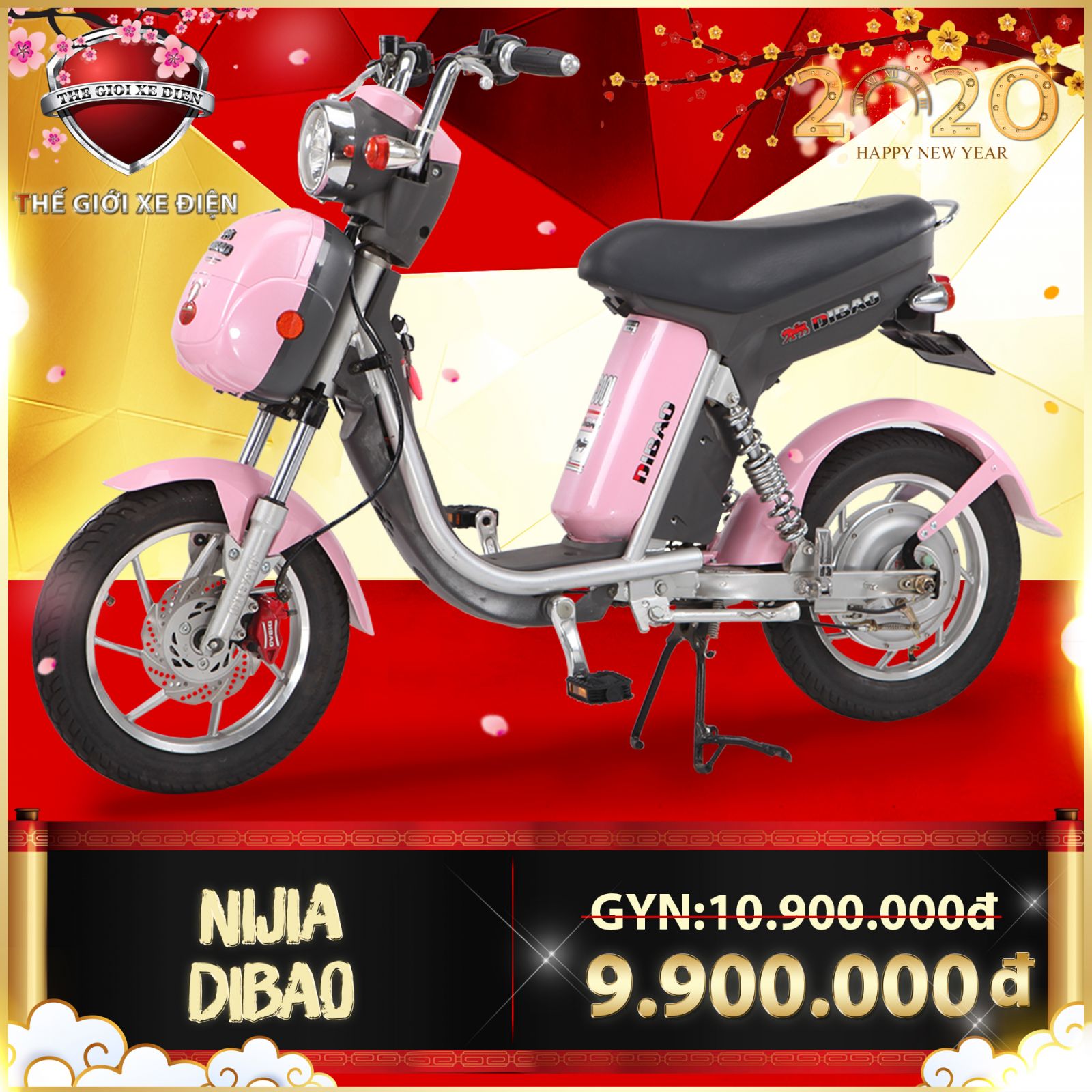 xe đạp điện Hải Phòng Ninja Dibao