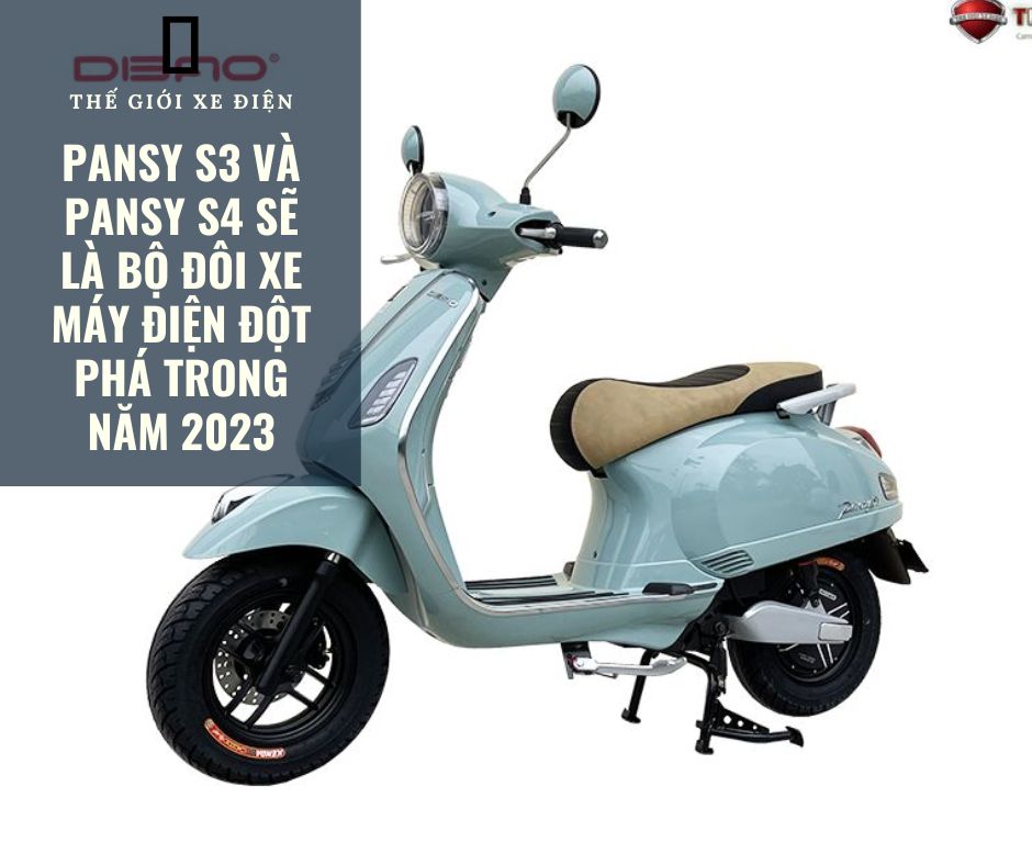 xe máy điện Vespa Pansy S3 và Pansy S4