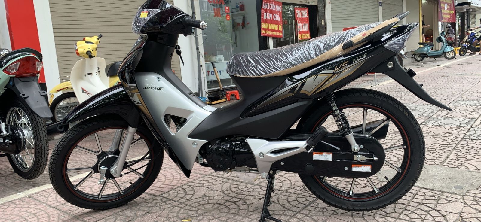 xe máy 50cc wave ally vành đúc