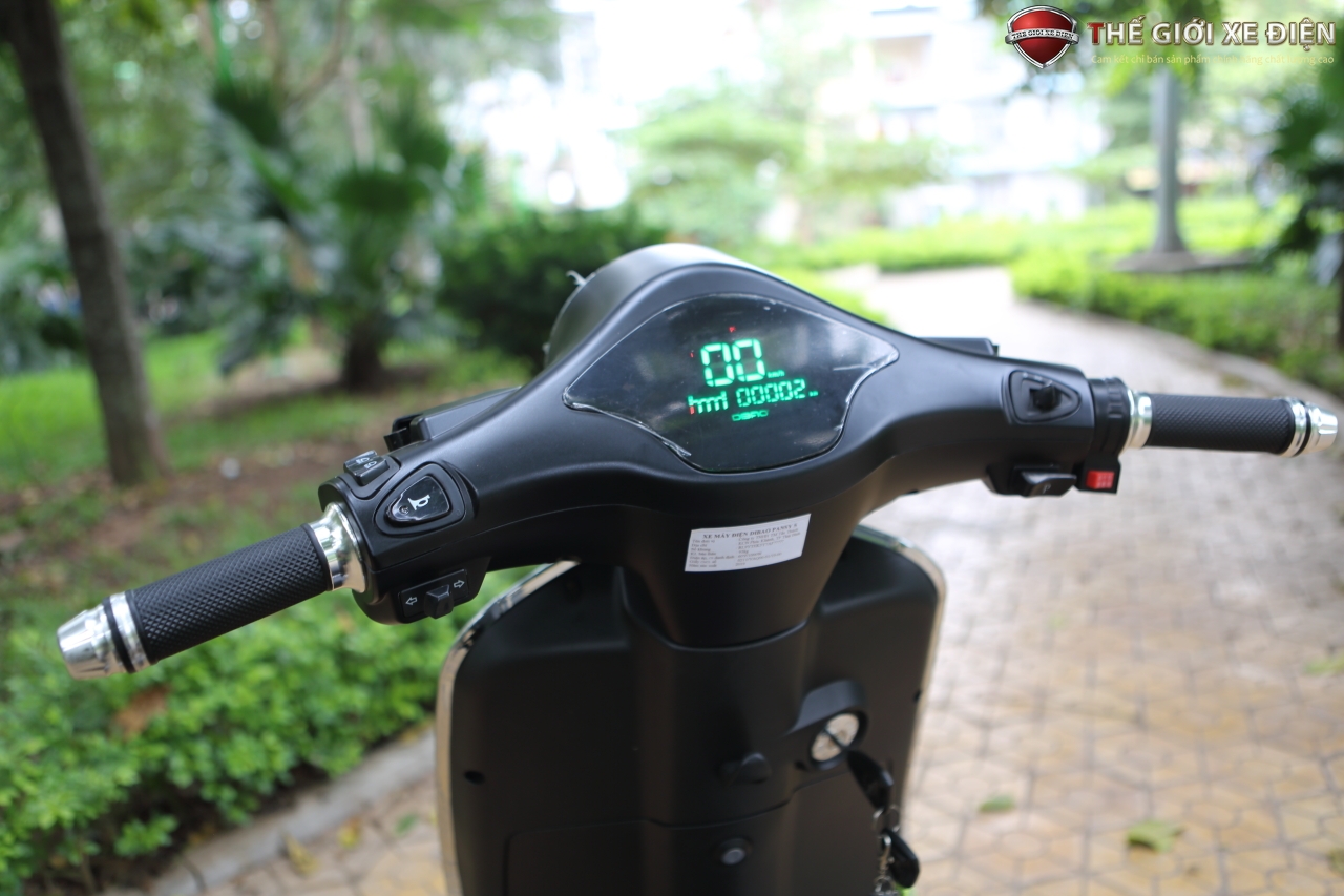 xe điện vespa dibao 2019 đồng hồ điện tử