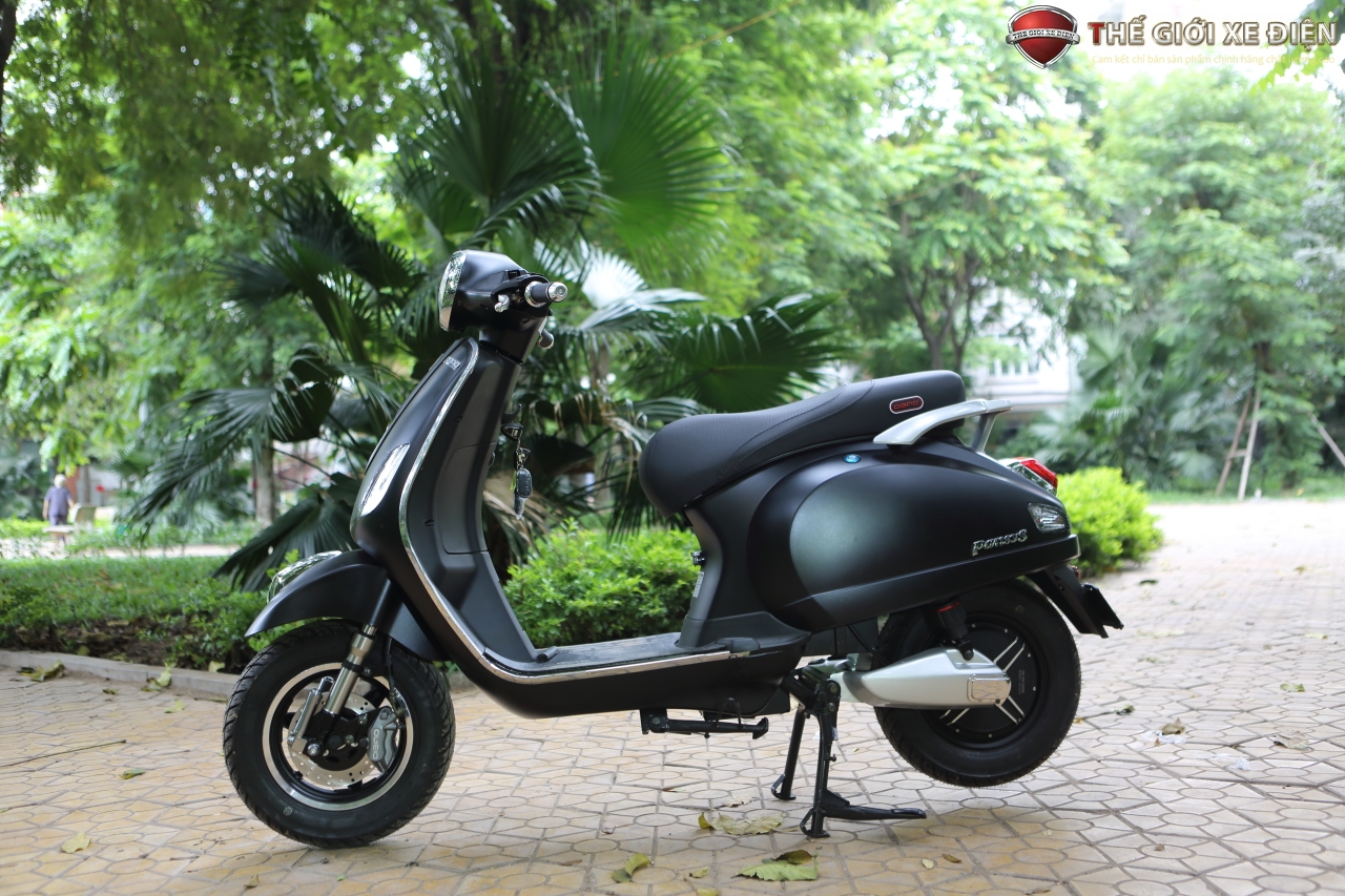 xe điện Vespa Pansy S đen nhám