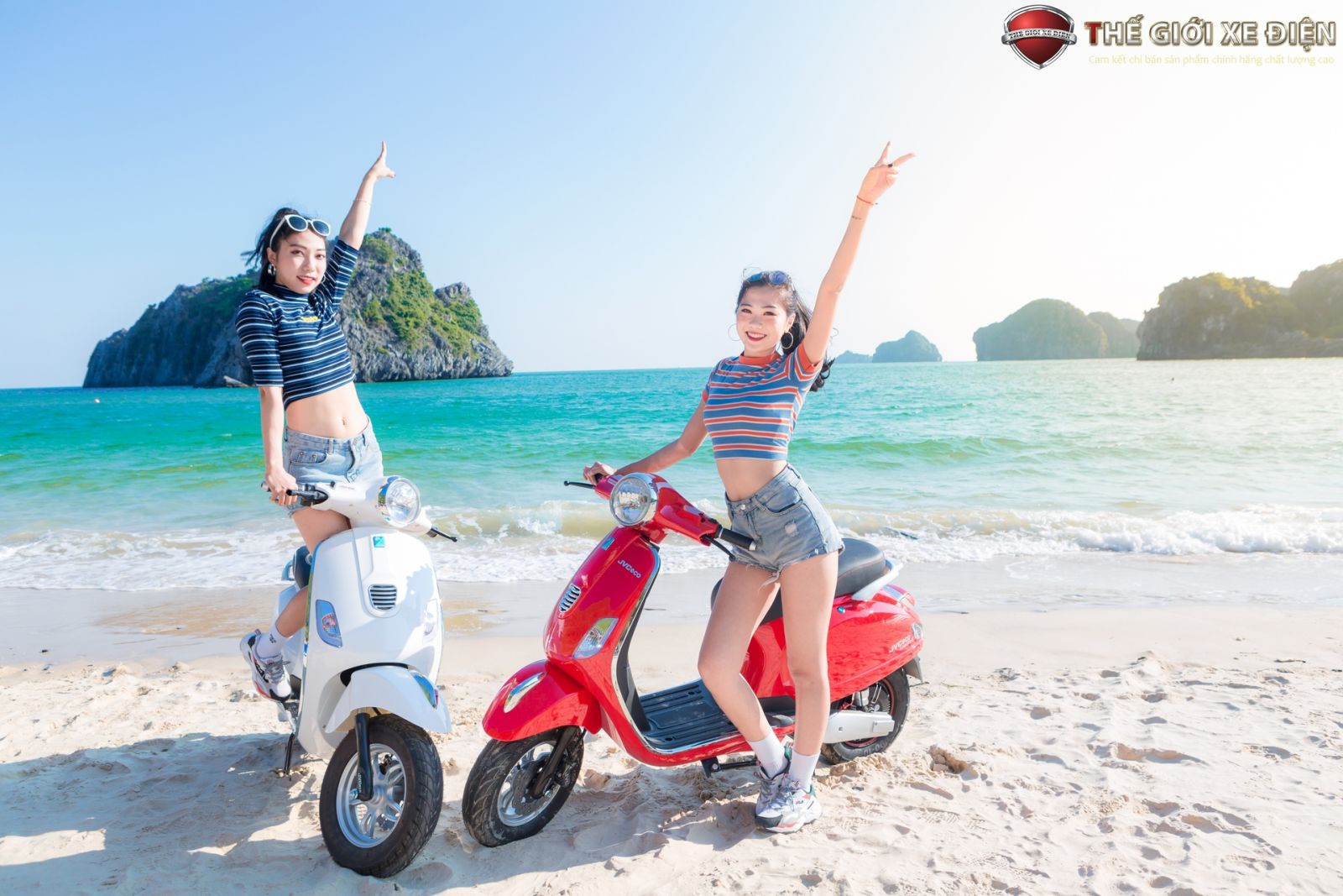 xe điện jvc vespa đèn tròn