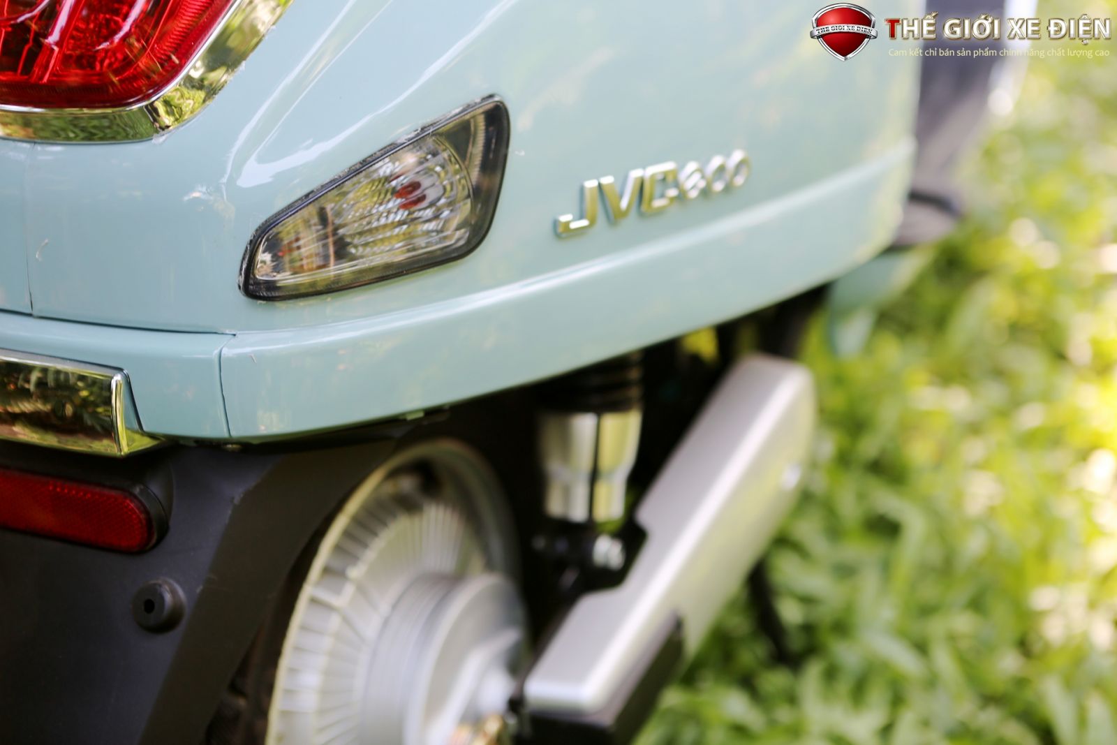 ảnh chi tiết xe điện jvc vespa