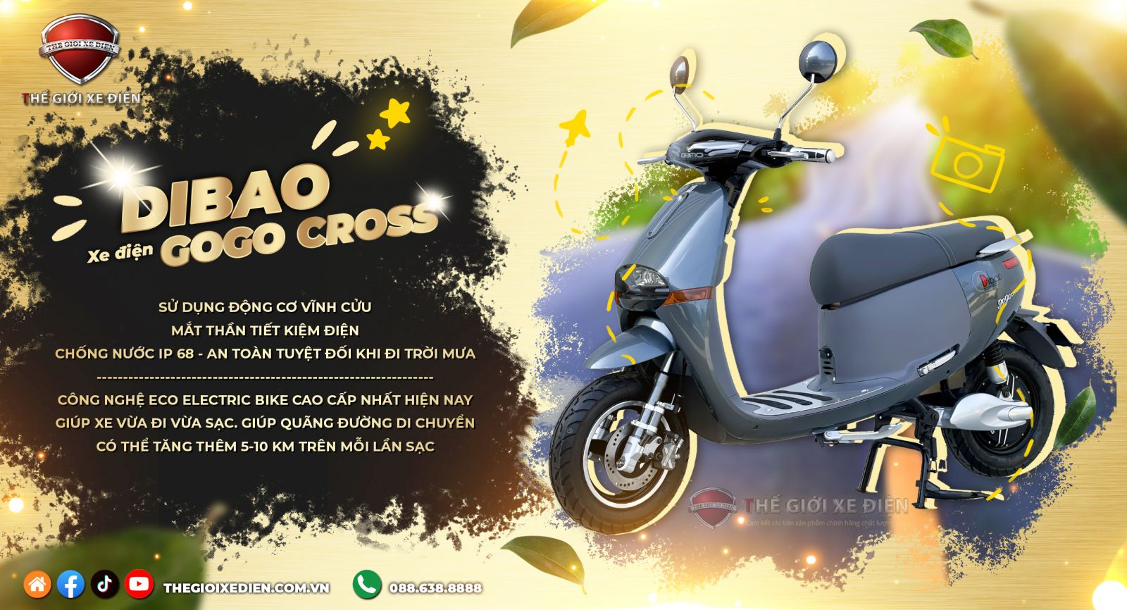 xe máy điện Dibao Gogo Cross