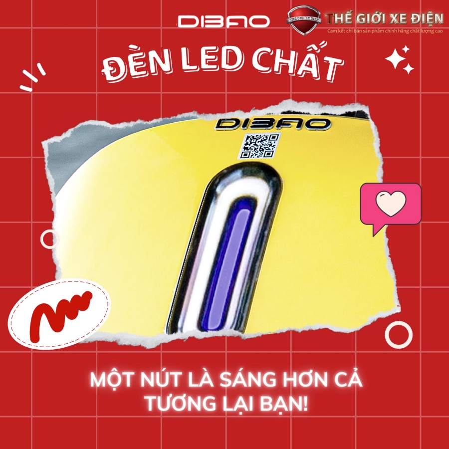 đèn xe máy điện dibao cross