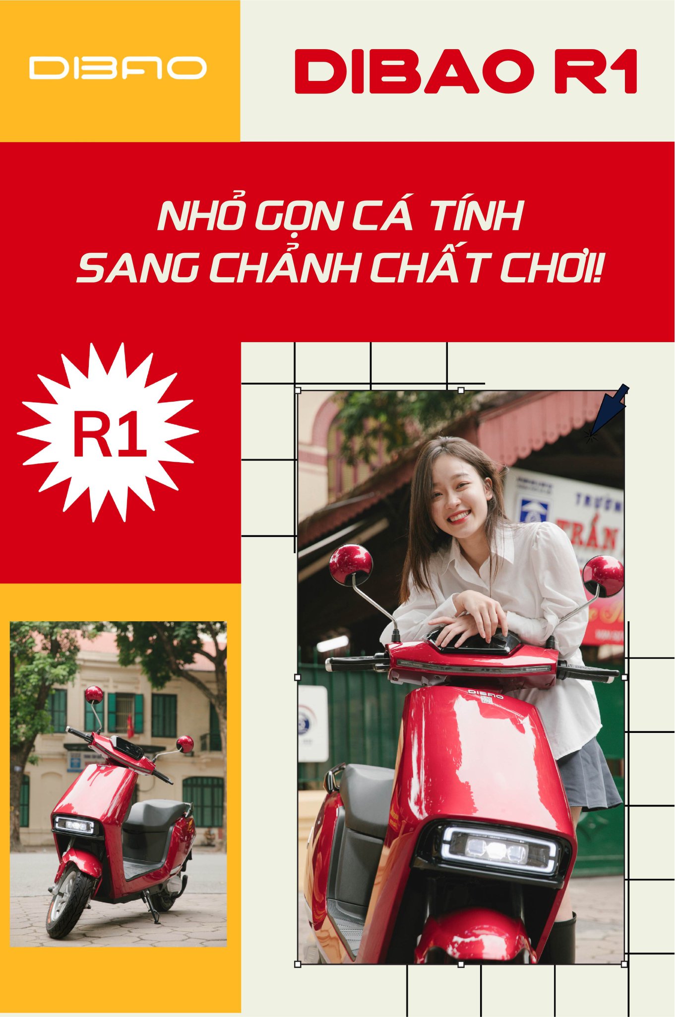 xe điện dibao r1 chính hãng