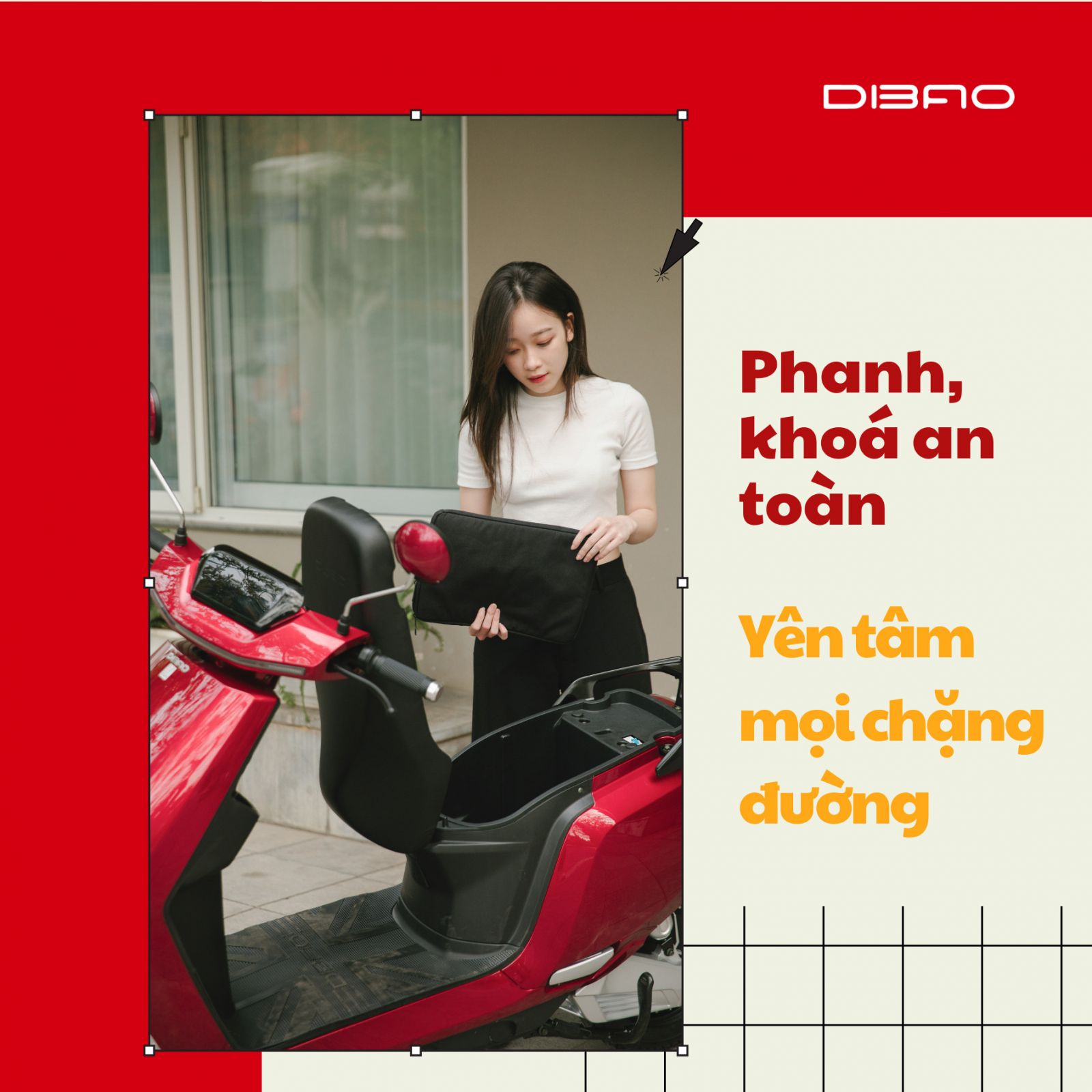 cốp xe dibao r1 rộng rãi