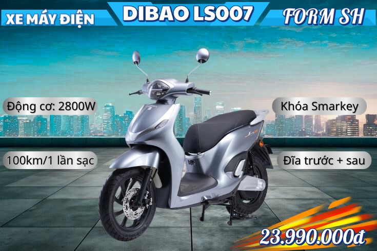 xe điện tốt nhất cho sinh viên - Dibao LS007