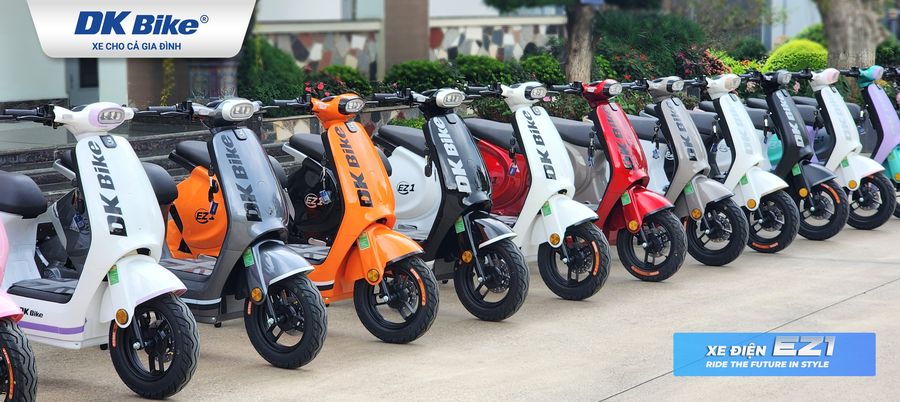 bảng màu xe đạp điện dkbike ez1