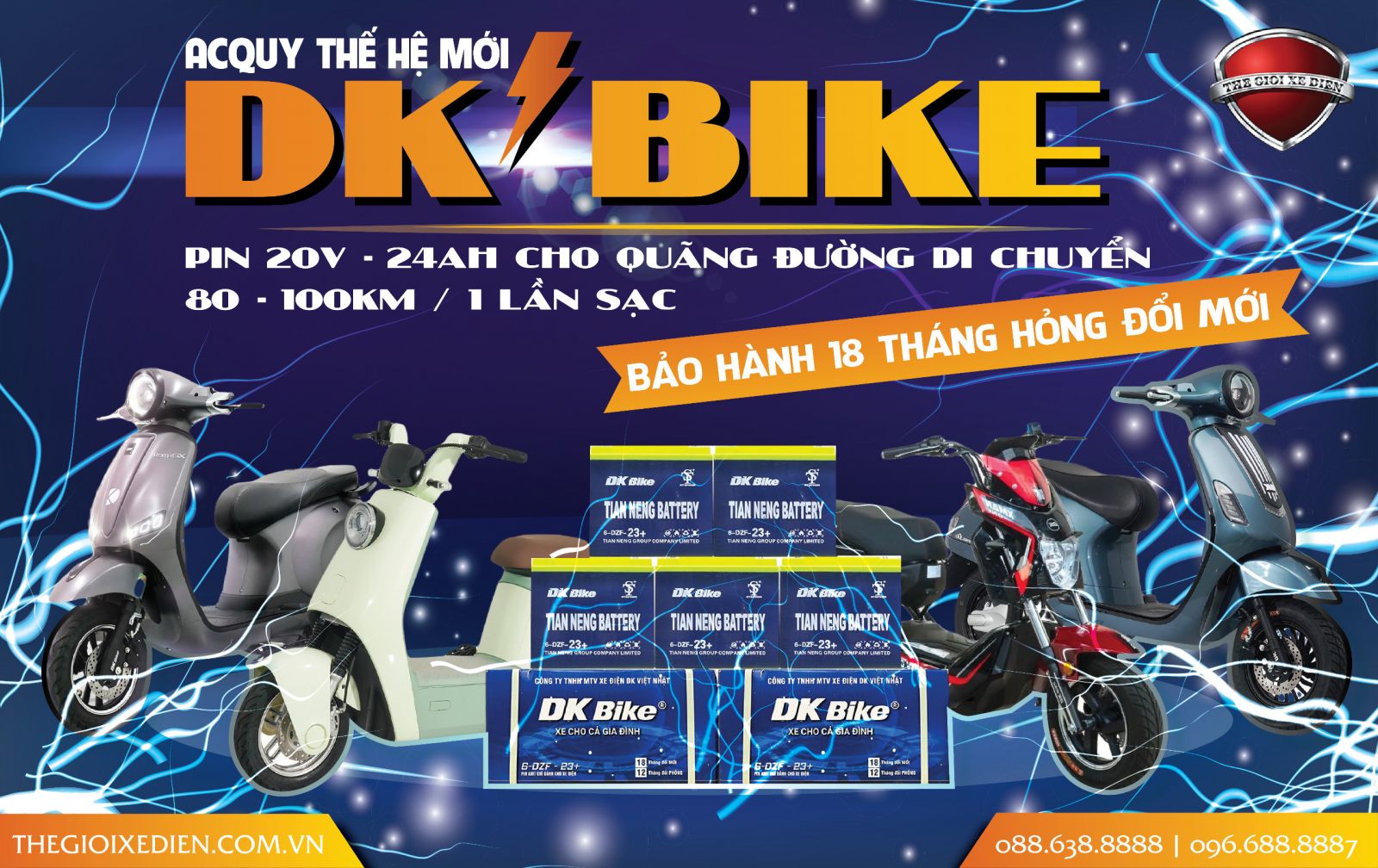 ắc quy dk bike 12v24a