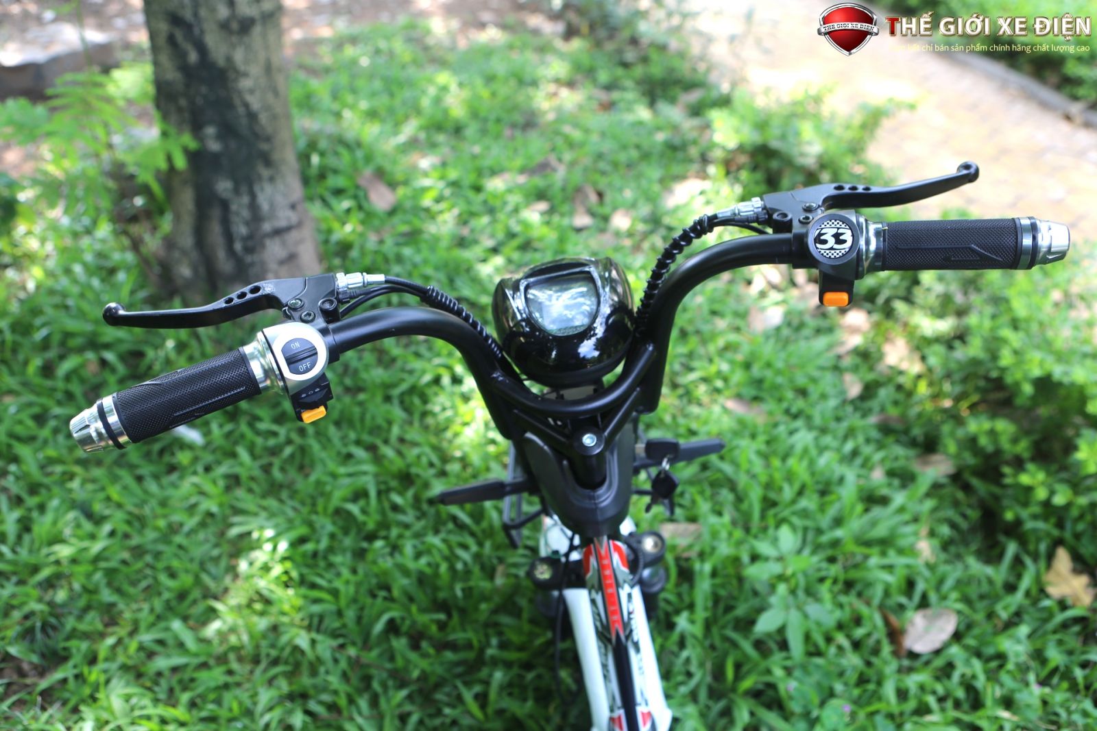 tay lái xe điện htbike h9