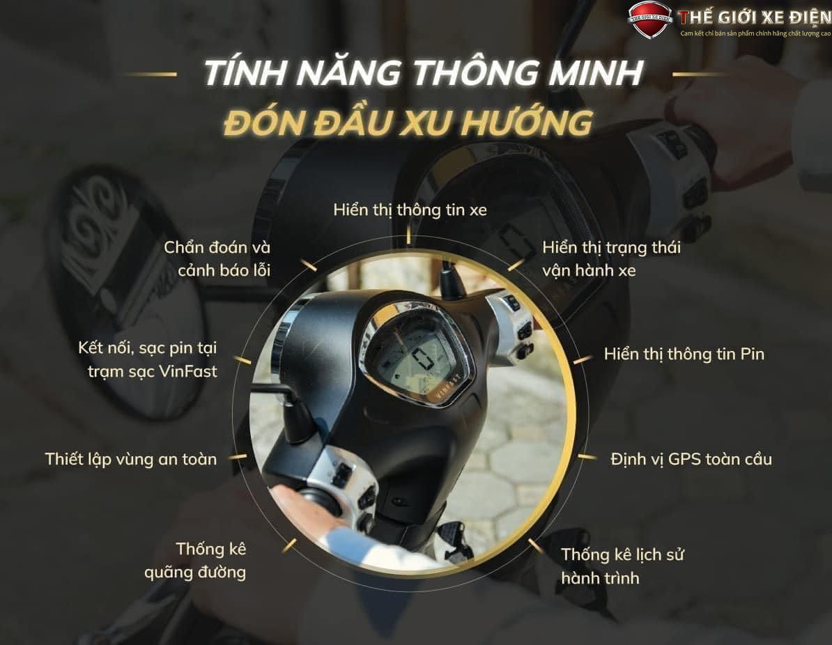 màn hình hiển thị xe vinfast evo 200 lite